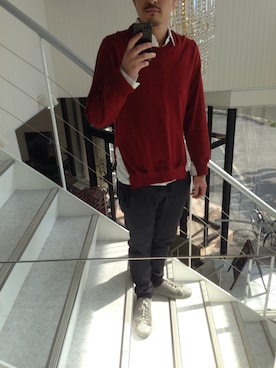 「COMMON PROJECTS（コモンプロジェクト）のアイテム（シューズ）」を使った、美容師さん。さん（メンズ・176cm）の春コーディネート