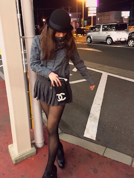 「安い」｜「アイテム（サロペット/オーバーオール）」を使った、eri♡さん（レディース・150cm）の冬コーディネート