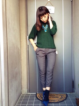 ayanoさん（レディース・153cm）の秋コーディネート