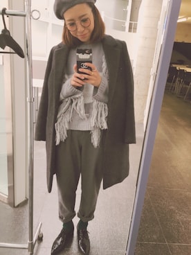 ayanoさん（レディース・153cm）の冬コーディネート
