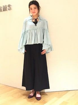 「ELIN（エリン）のアイテム」を使った、yamashita  aiさん（レディース・157cm）の夏コーディネート