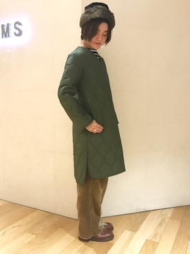 「77circa（ナナナナサーカ）のアイテム」を使った、yamashita  aiさん（レディース・157cm）の秋コーディネート