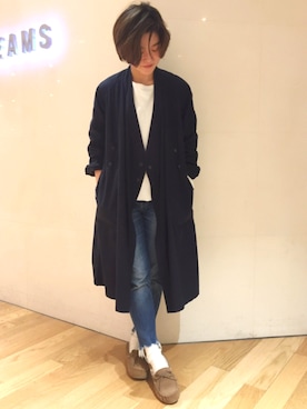 「EMU Australia（エミューオーストラリア）のアイテム」を使った、yamashita  aiさん（レディース・157cm）の秋コーディネート