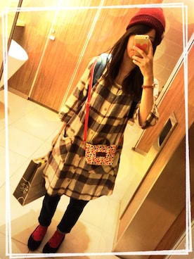 E**さん（レディース・158cm）の秋コーディネート