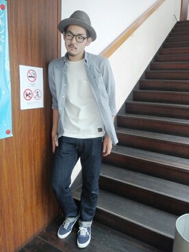 奥野翼さん（メンズ・180cm）の秋コーディネート