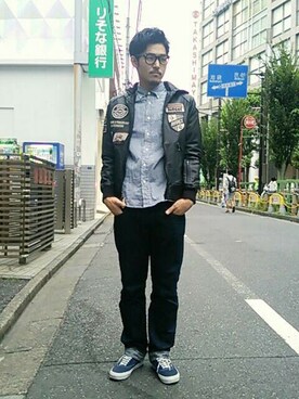 奥野翼さん（メンズ・180cm）の秋コーディネート