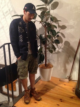 奥野翼さん（メンズ・180cm）の春コーディネート