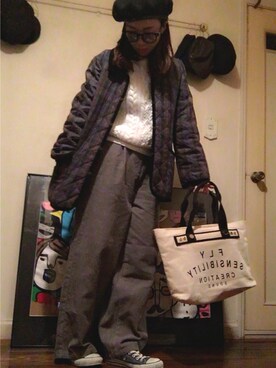 Nagiさん（レディース・154cm）の冬コーディネート