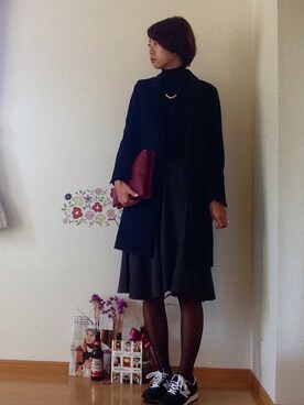 「NOMBRE IMPAIR（ノンブルアンペール）のアイテム（ショルダーバッグ）」を使った、yuurin9140さん（レディース・170cm）の冬コーディネート