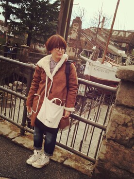 meguさん（レディース・153cm）の冬コーディネート