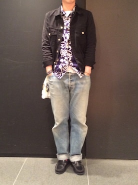 「BEAMS PLUS（ビームスプラス）のアイテム（ブルゾン）」を使った、TODAYさん（メンズ・175cm）の夏コーディネート