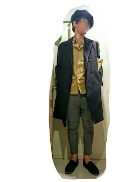 「417 EDIFICE（フォーワンセブンエディフィス）のアイテム（その他シューズ）」を使った、ゆうさん（メンズ・175cm）の秋コーディネート