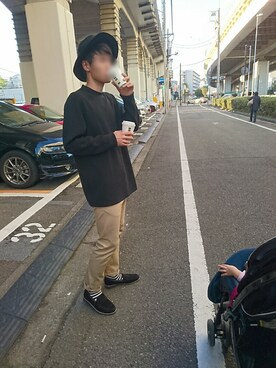 「417 EDIFICE（フォーワンセブンエディフィス）のアイテム（その他シューズ）」を使った、ゆうさん（メンズ・175cm）の秋コーディネート