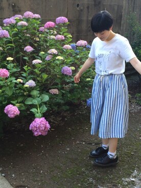 「PAR ICI」｜「アイテム（ブーツ）」を使った、さん（レディース・155cm）の夏コーディネート