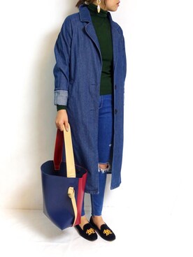 「アイテム（ピアス（両耳用））」を使った、ASATOさん（レディース・160cm・30代）の秋コーディネート