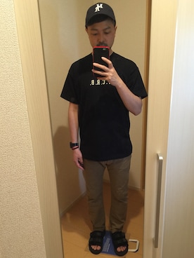 「MR.GENTLEMAN（ミスタージェントルマン）のアイテム（帽子）」を使った、maa★★★さん（メンズ・169cm）の春コーディネート