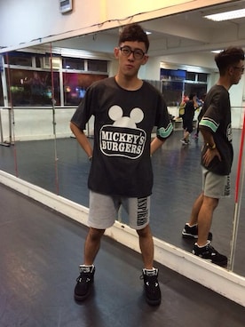 「SENSE（センス）のアイテム」を使った、Michael Wong さん（メンズ・173cm）の夏コーディネート