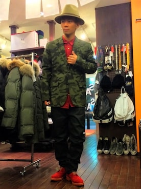 「SCOTCH & SODA（スコッチ アンド ソーダ）のアイテム（シャツ/ブラウス）」を使った、K-FORCEさん（メンズ・169cm）の冬コーディネート