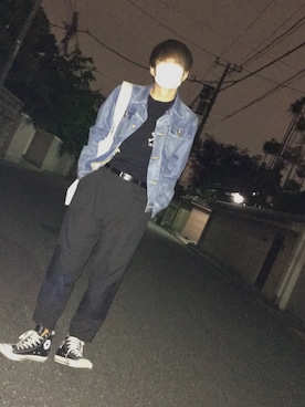 「JOURNAL STANDARD relume（ジャーナルスタンダード　レリューム）のアイテム（デニムジャケット）」を使った、木津つばさfromXOXさん（メンズ・167cm）の春コーディネート