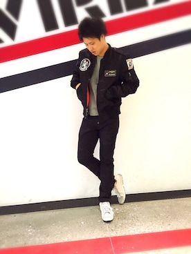 muneさん（メンズ・180cm）の冬コーディネート