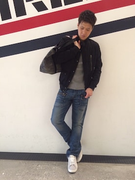 muneさん（メンズ・180cm）の春コーディネート