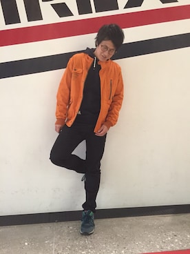 muneさん（メンズ・180cm）の春コーディネート