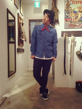 muneさん（メンズ・180cm）の夏コーディネート