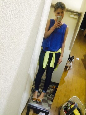 「歩きやすさ重視」｜HaNaさん（レディース・157cm）の夏コーディネート