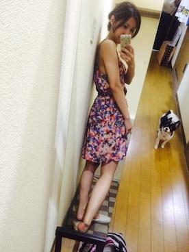 「AKUALANI（アクアラニ）のアイテム（ワンピース、その他）」を使った、HaNaさん（レディース・157cm）の夏コーディネート