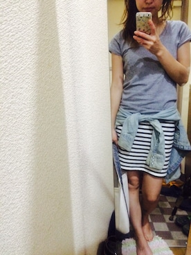 「ご近所コーデ」｜「アイテム（その他）」を使った、HaNaさん（レディース・157cm）の夏コーディネート