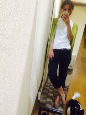 「ご近所コーデ」｜「アイテム（その他）」を使った、HaNaさん（レディース・157cm）の秋コーディネート