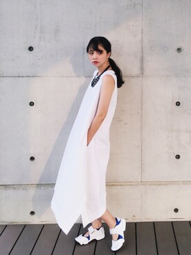 「nikeairrift」｜Celine Huangさん（レディース・163cm）の秋コーディネート
