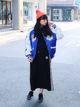 「橫須賀」｜Celine Huangさん（レディース・163cm）の秋コーディネート