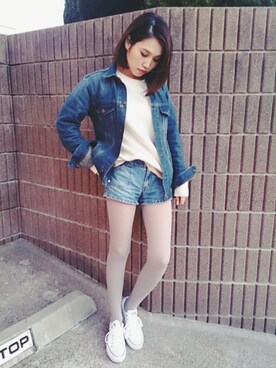 「ボーイッシュ」｜ヤスダさん（レディース・155cm・100代）の春コーディネート