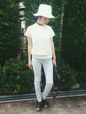 ヤスダさん（レディース・157cm）の夏コーディネート