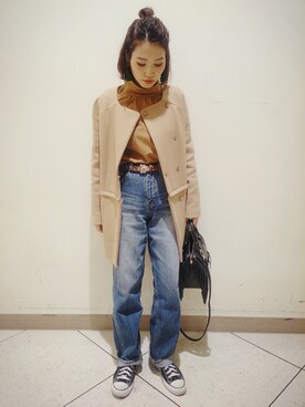 ヤスダさん(レディース・157cm)の冬コーディネート