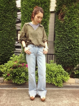 ヤスダさん（レディース・157cm）の春コーディネート