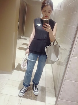 ヤスダさん（レディース・157cm）の夏コーディネート