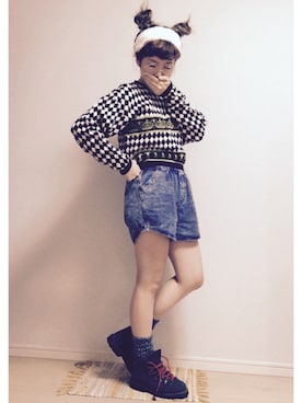 「DIEMME（ディエッメ）のアイテム（ブーツ）」を使った、☆★gizmo★☆さん（レディース・159cm）の秋コーディネート