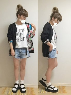 「HOT COCO（ホット ココ）のアイテム」を使った、☆★gizmo★☆さん（レディース・159cm）の春コーディネート