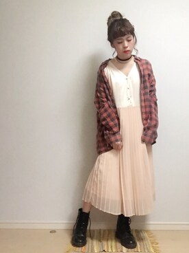 「チョーカー」｜☆★gizmo★☆さん（レディース・159cm）の秋コーディネート