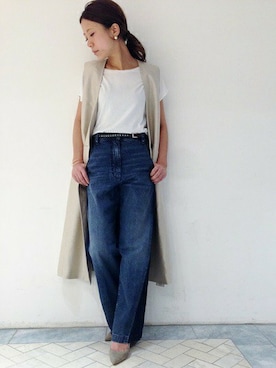「plage（プラージュ）のアイテム（その他アウター）」を使った、LUCYさん（レディース・159cm）の冬コーディネート