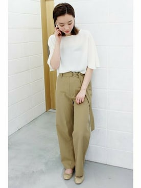 「タックイン」｜LUCYさん（レディース・163cm）の春コーディネート