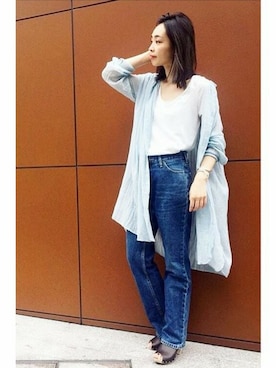 「サボ」｜LUCYさん（レディース・163cm）の夏コーディネート