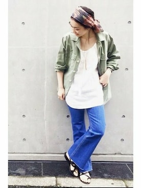 「plage（プラージュ）のアイテム（アクセサリー）」を使った、LUCYさん（レディース・163cm）の夏コーディネート