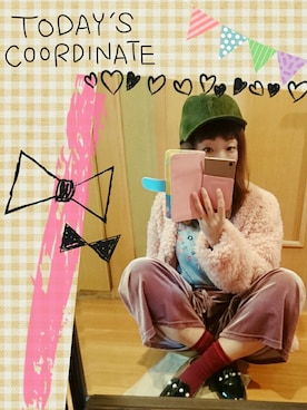 「WEGO（ウィゴー）のアイテム（帽子）」を使った、ユーリさん（レディース・152cm）の秋コーディネート