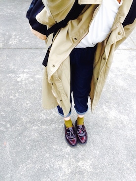 「ボーイフレンドコート」｜マポさん（レディース・156cm）の春コーディネート