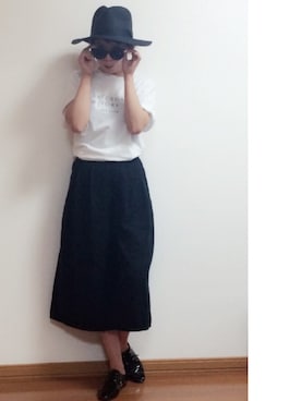 「サタデーズ ニューヨークシティ (Saturdays NYC)」｜「アイテム（その他シューズ）」を使った、kana.rさん（レディース・161cm）の夏コーディネート