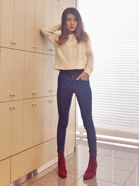 ゆみとさん（レディース・160cm）の冬コーディネート