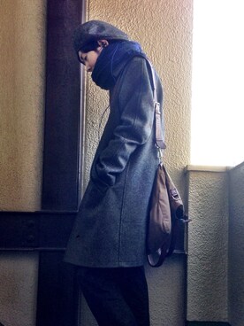 「DRIES VAN NOTEN（ドリスヴァンノッテン）のアイテム（ブーツ）」を使った、supi.さん（メンズ・166cm）の春コーディネート